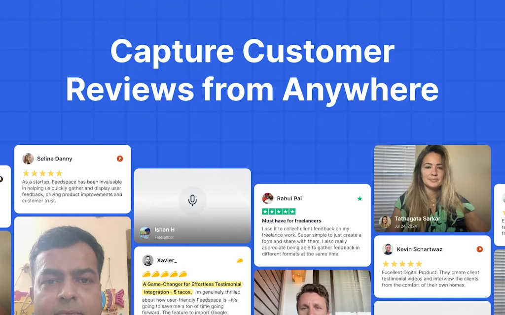 Testimonial Chrome Extension - Feedspace screenshot 1 of 2