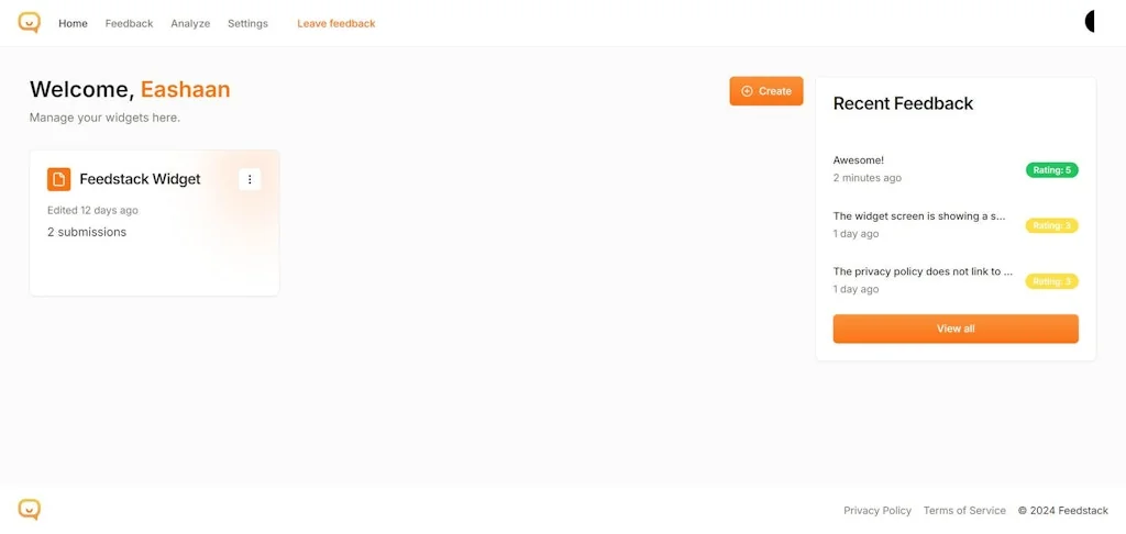 Feedstack screenshot 1 of 3