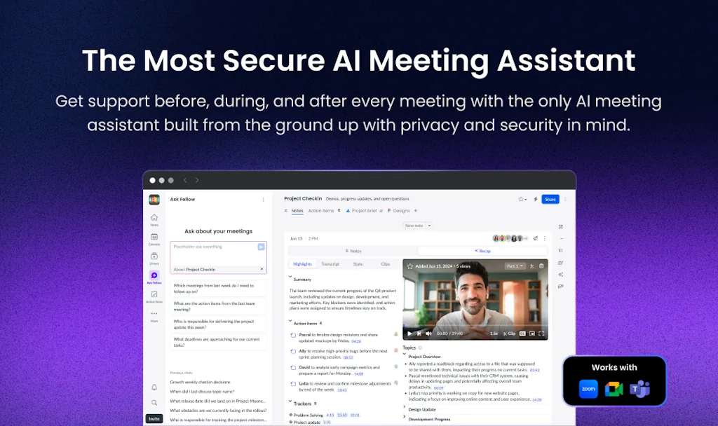 Fellow.ai screenshot 1 of 3
