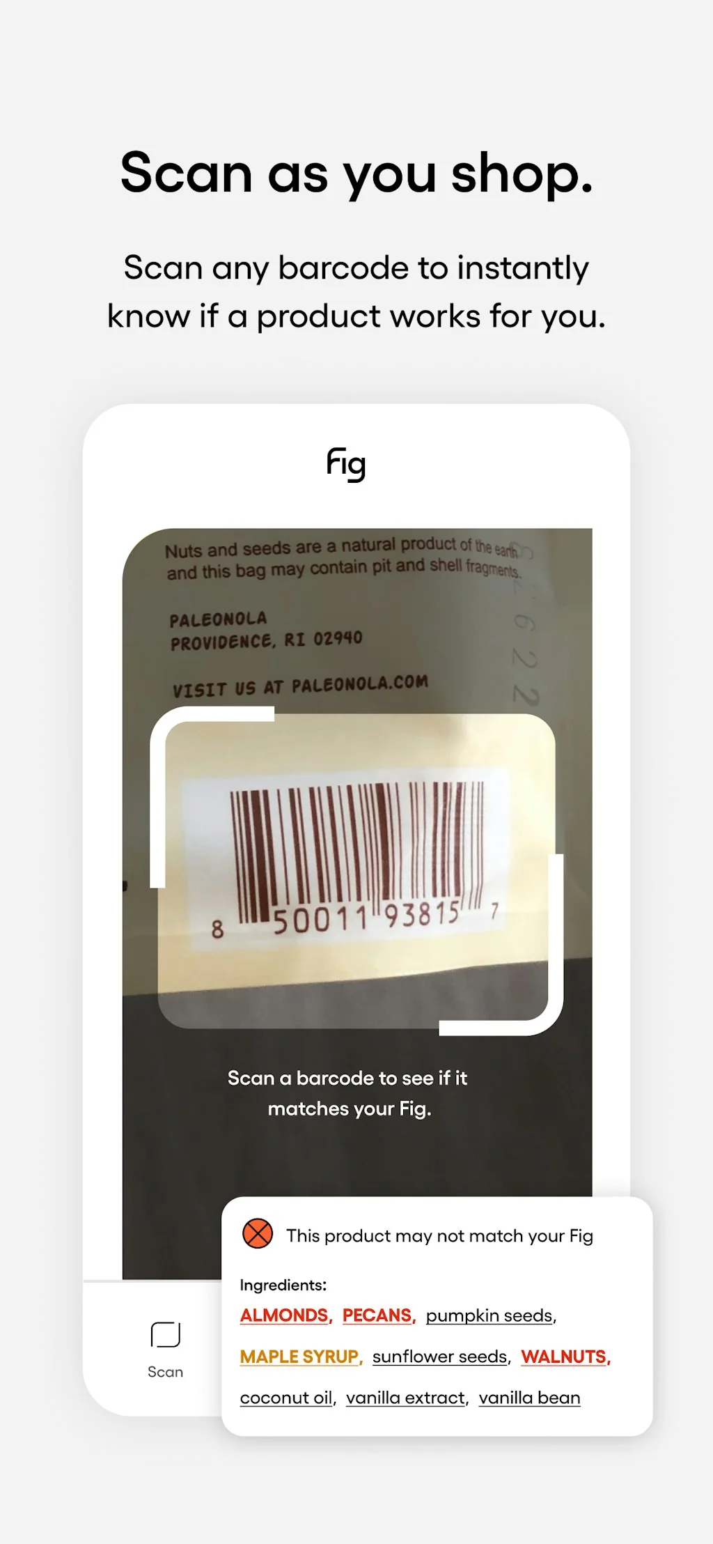 Fig: Food Scanner & Discovery screenshot 6 of 7