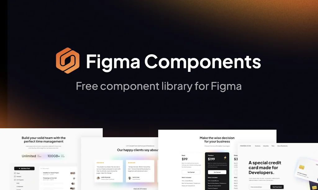 Figma Component Library screenshot 1 of 4