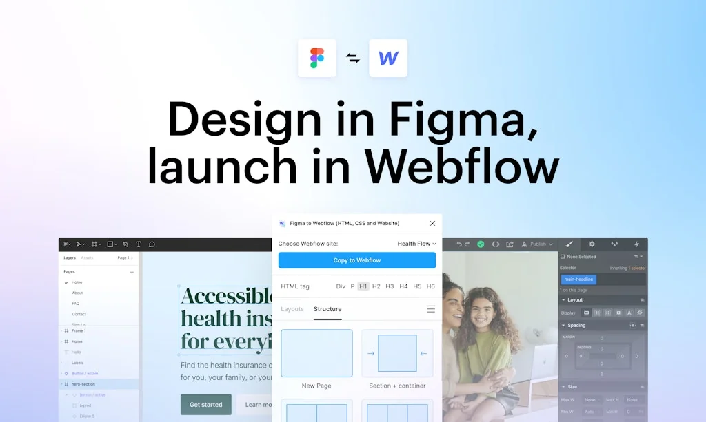Figma to Webflow plugin screenshot 2 of 5