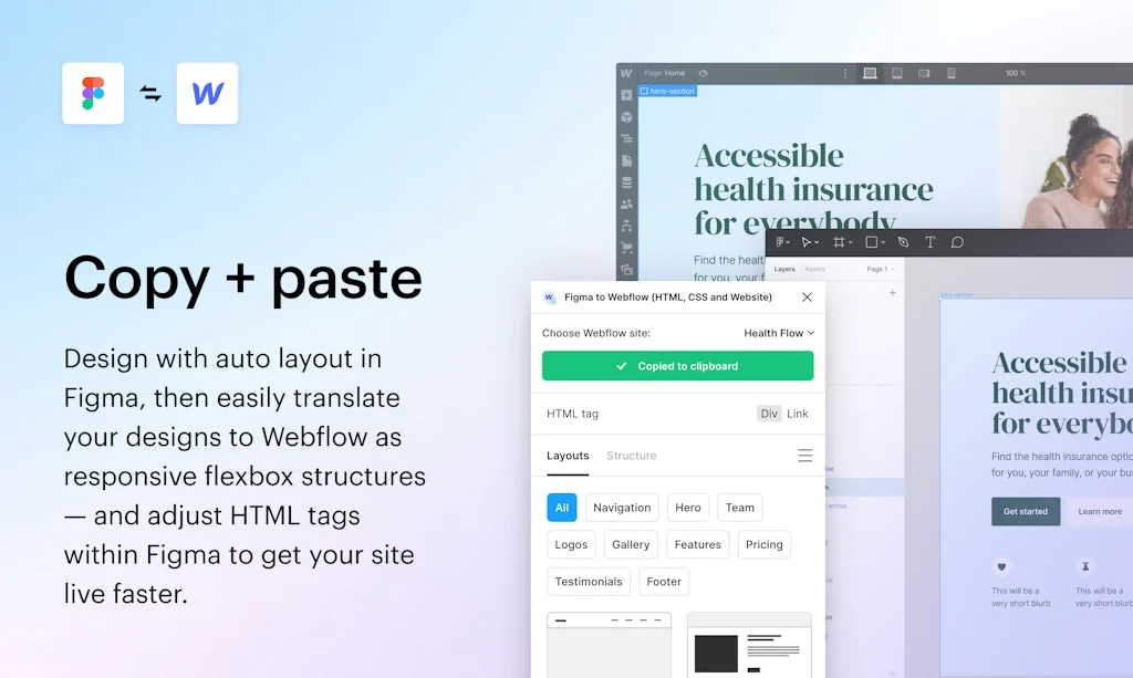 Figma to Webflow plugin screenshot 4 of 5