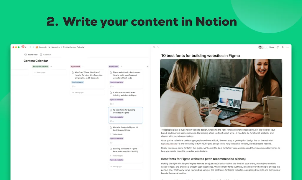 figma.to.website screenshot 3 of 6