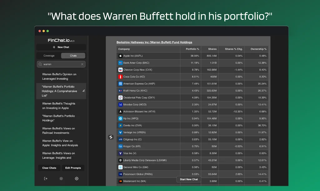 FinChat - ChatGPT for Finance screenshot 4 of 6