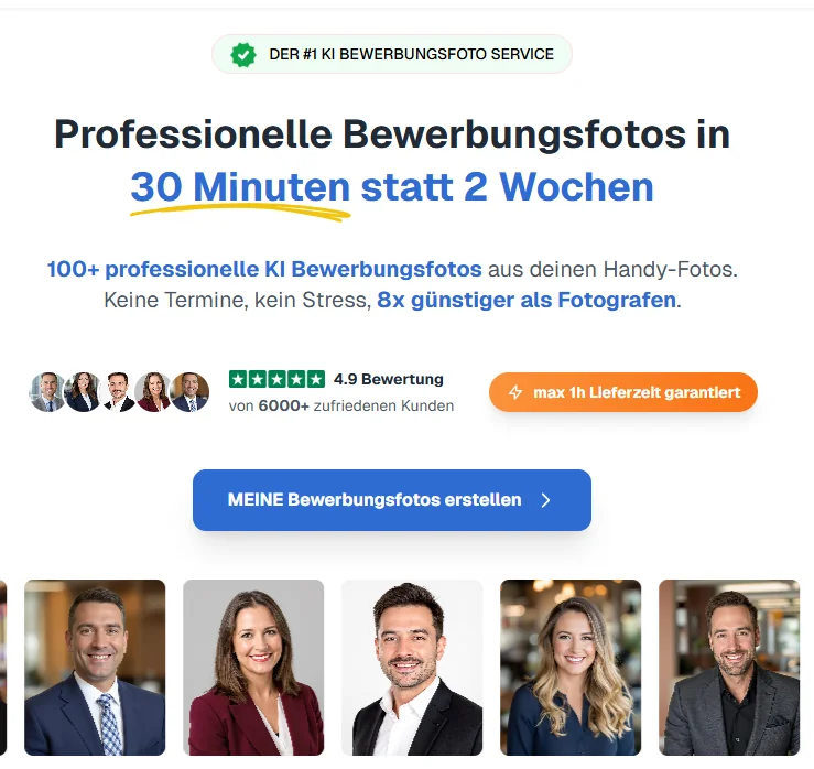 Bewerbungsfoto24.de screenshot 1 of 1