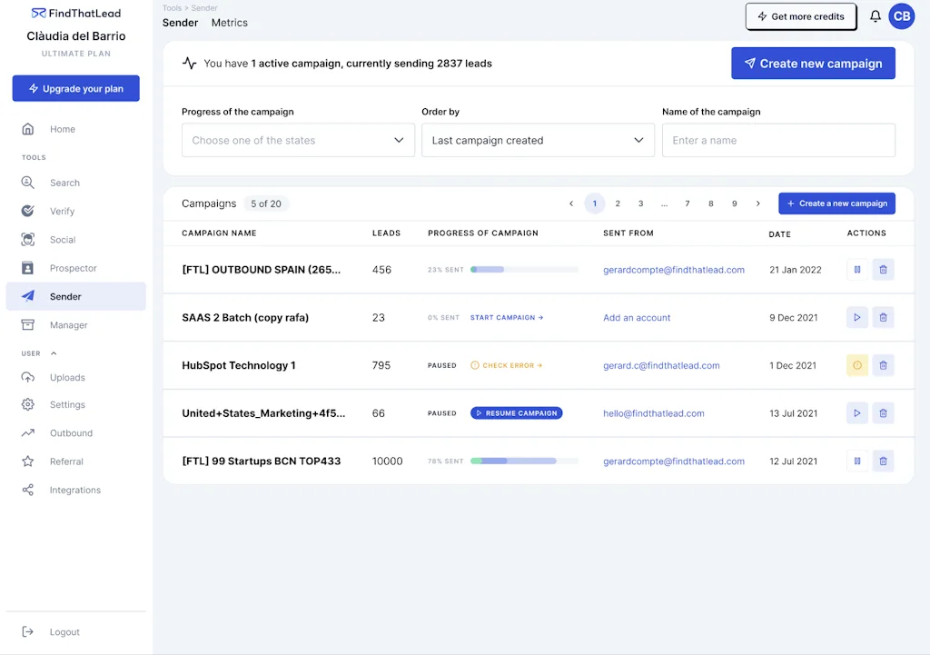 FindThatLead screenshot 1 of 3
