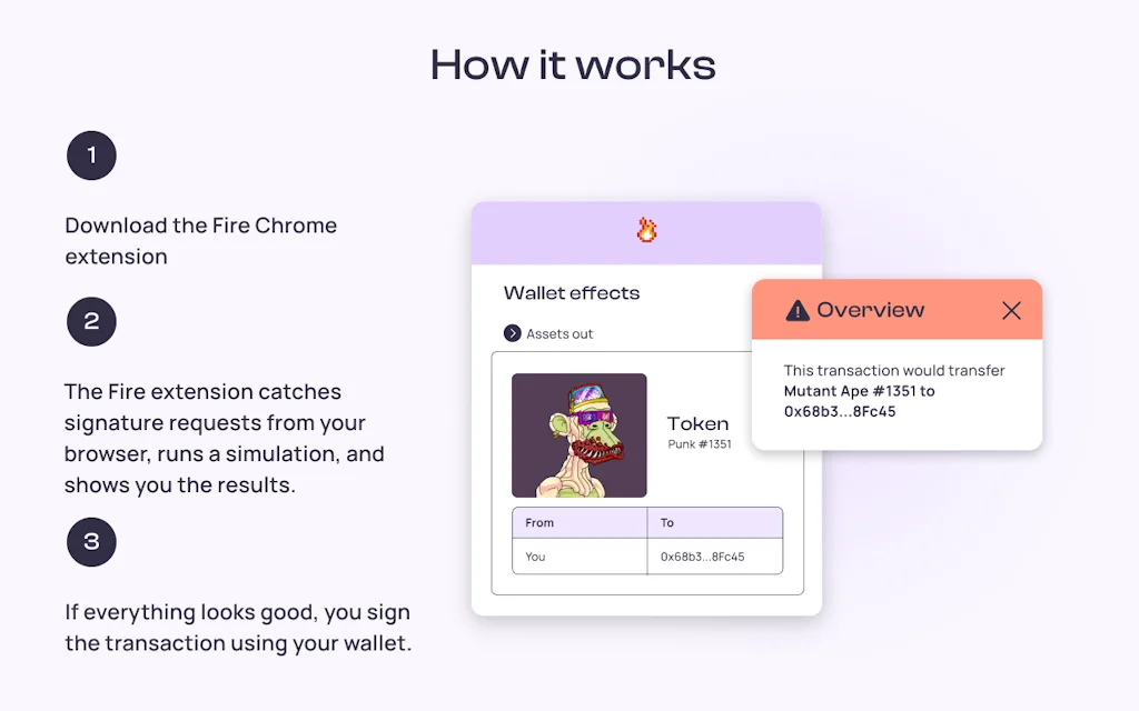 Fire - Web3 Chrome Extension screenshot 4 of 5