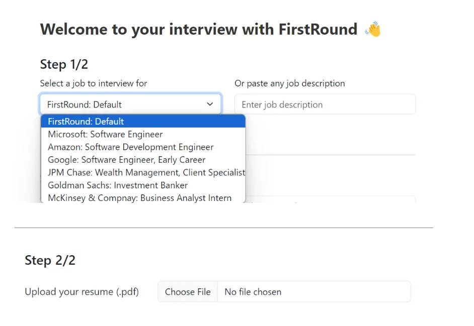 FirstRound screenshot 2 of 2
