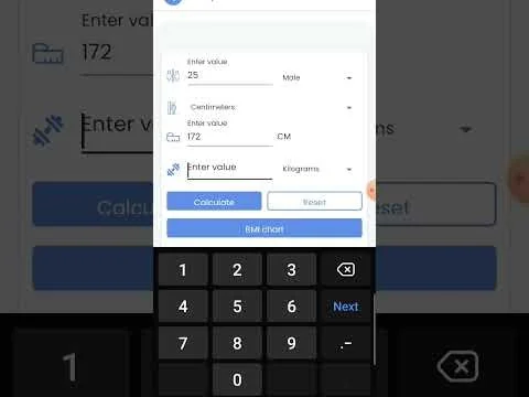 Fitness Calculator screenshot 1 of 4