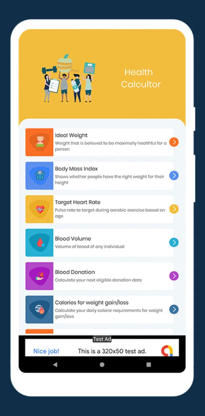 Fitness Calculator screenshot 2 of 4