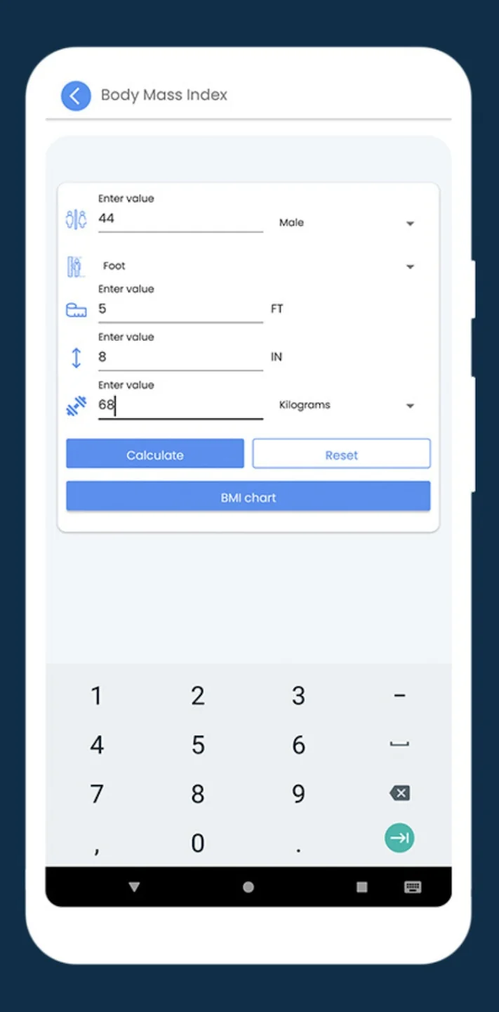 Fitness Calculator screenshot 3 of 4