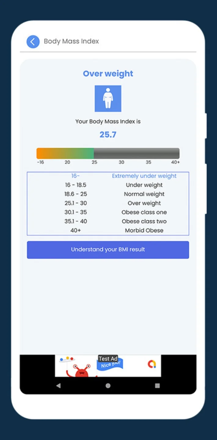 Fitness Calculator screenshot 4 of 4