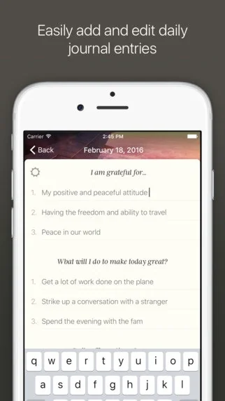 Five Minute Journal screenshot 4 of 6