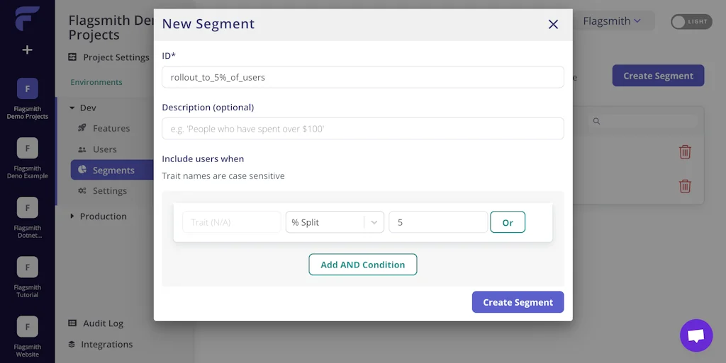 Flagsmith screenshot 2 of 4