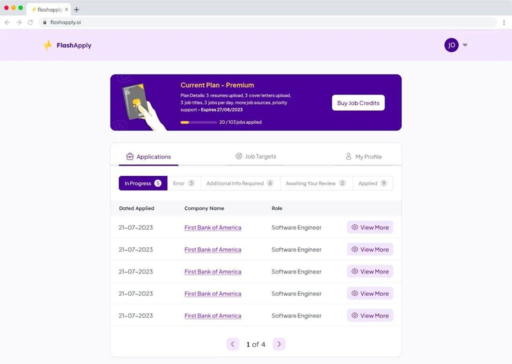 FlashApply screenshot 2 of 4
