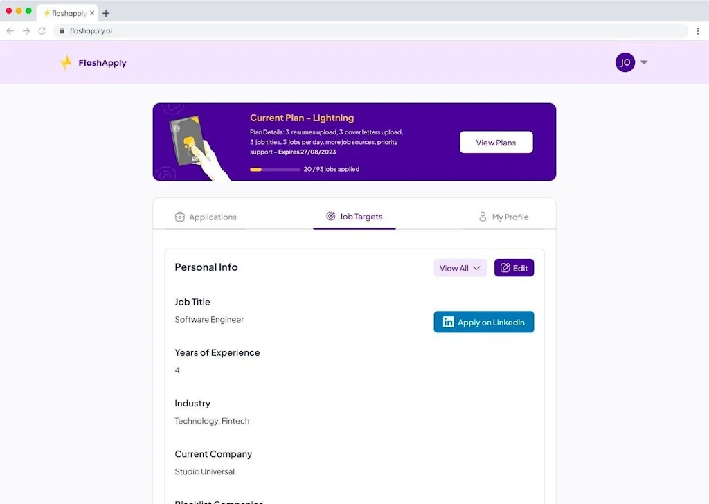 FlashApply screenshot 3 of 4
