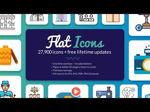 Flat Icons screenshot 1 of 5