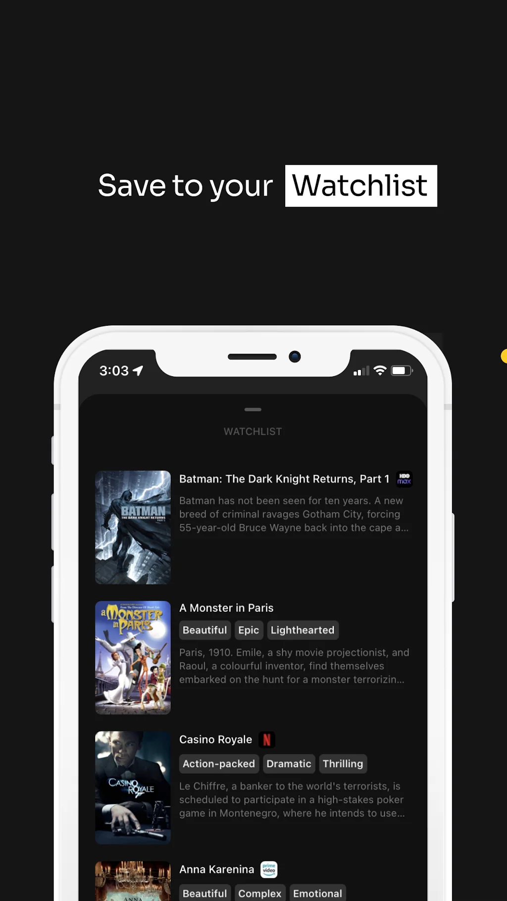 Flickseeker - Find a movie to watch screenshot 3 of 4