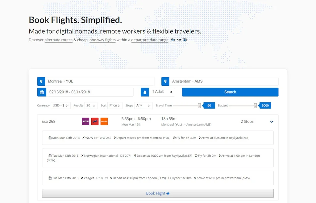 FlightList screenshot 2 of 3