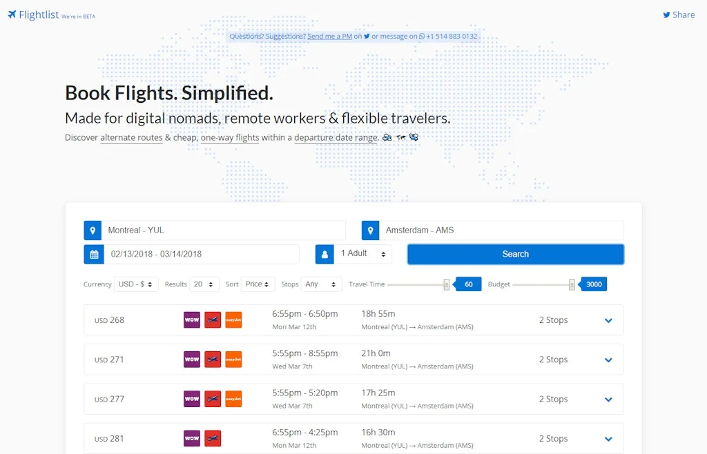 FlightList screenshot 3 of 3