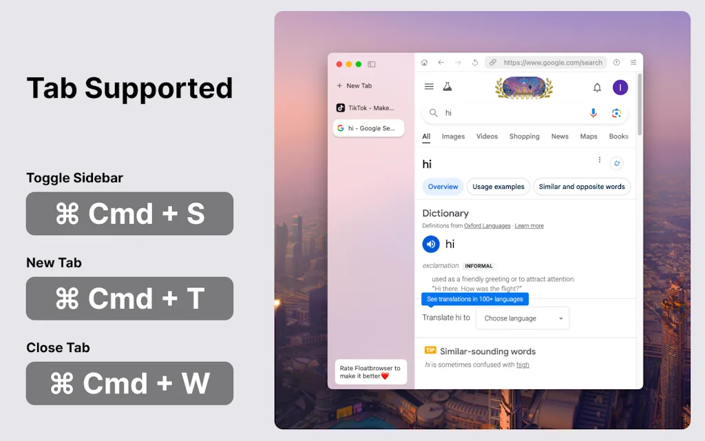 FloatBrowser screenshot 2 of 3
