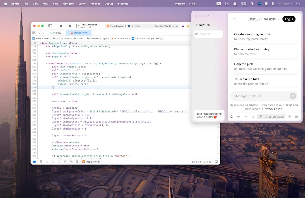 FloatBrowser screenshot 3 of 3