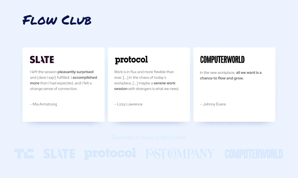 Flow Club screenshot 3 of 3
