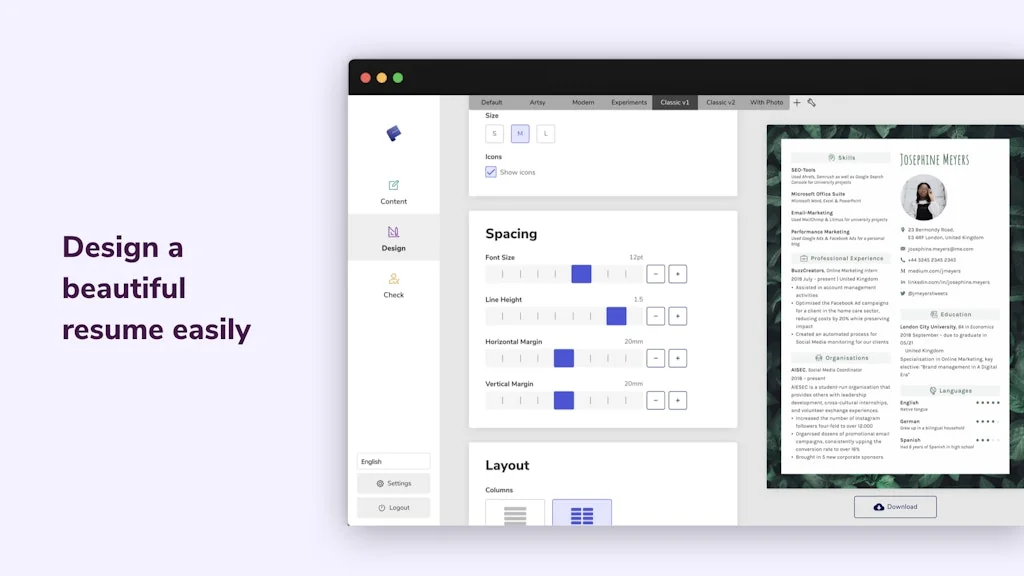 FlowCV screenshot 1 of 3