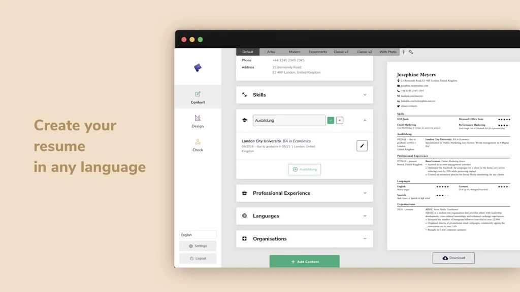 FlowCV screenshot 3 of 3