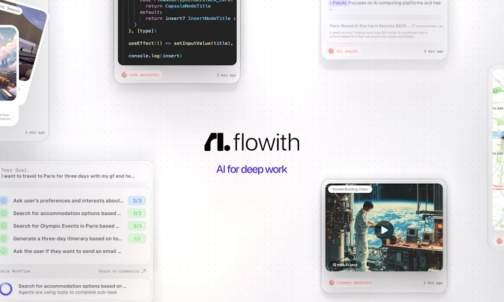 Flowith screenshot 1 of 6