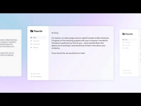 Flowrite screenshot 1 of 6