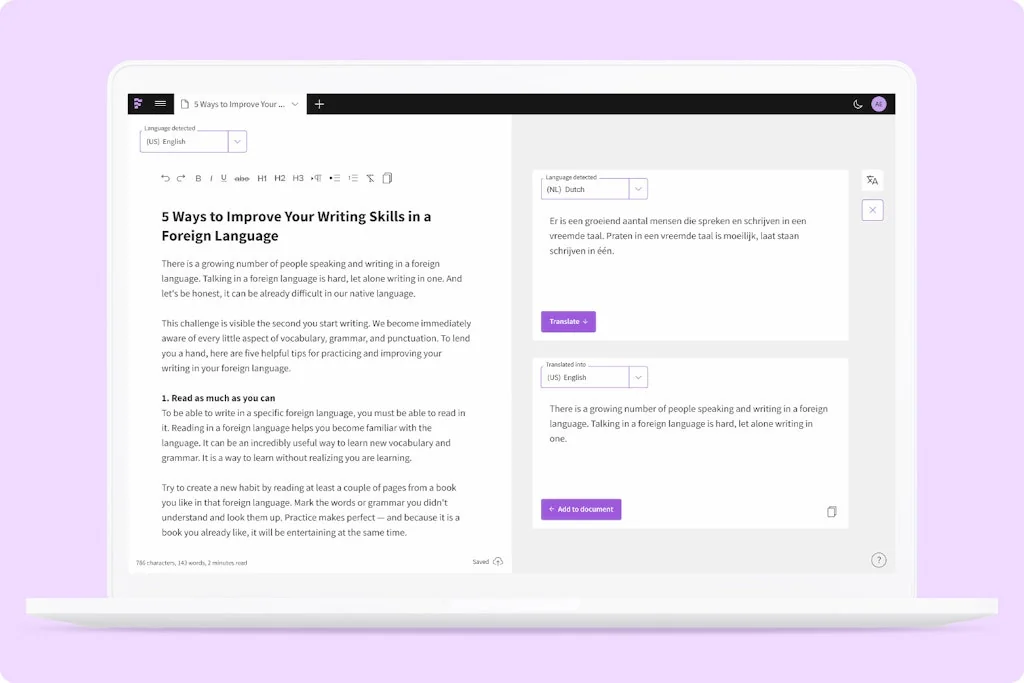 Fluently Beta screenshot 9 of 18