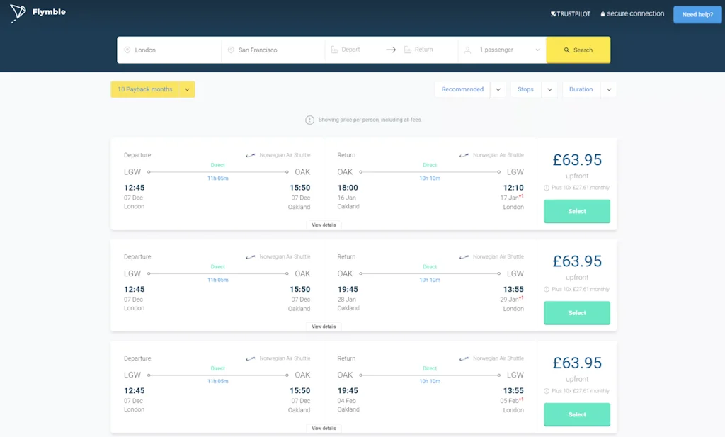 Flymble screenshot 1 of 6