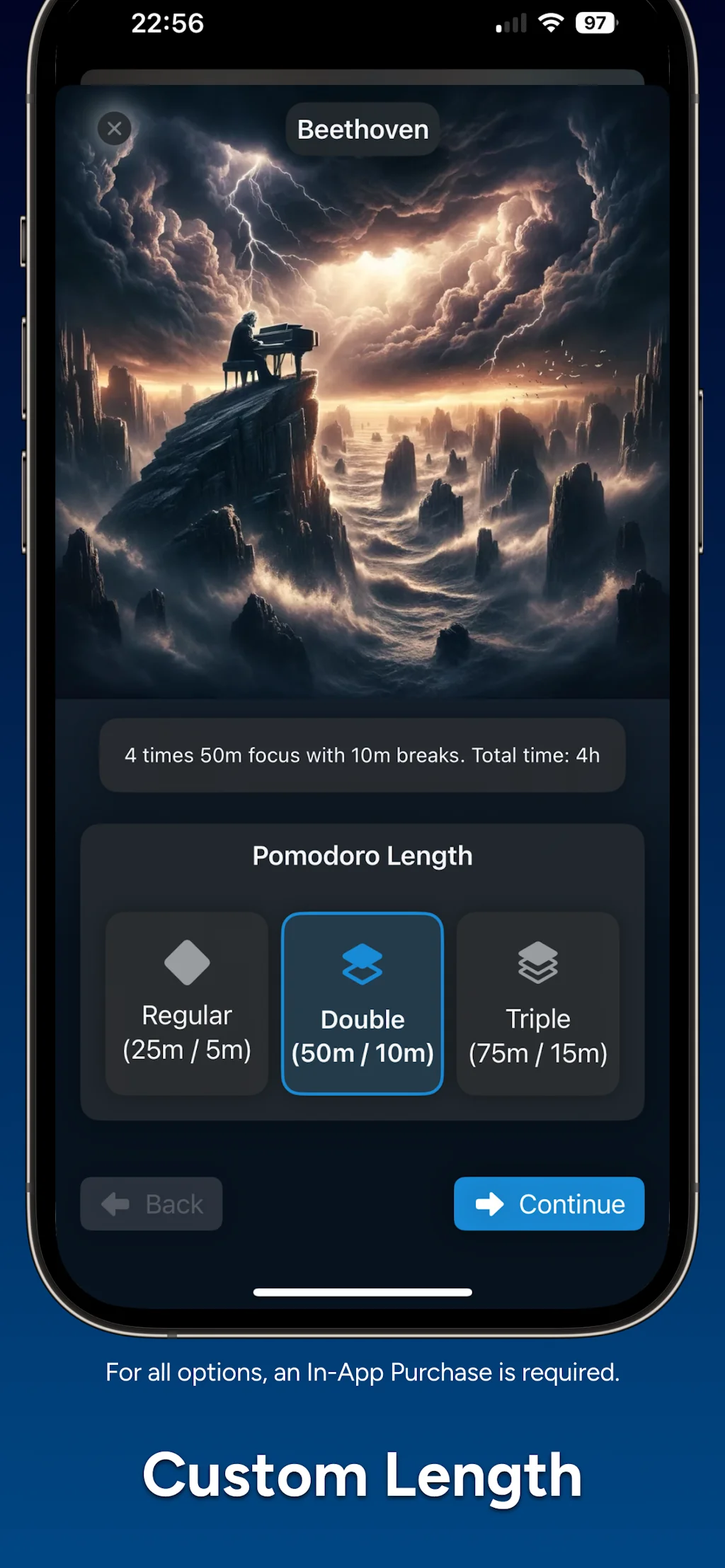 FocusBeats: Pomodoro + Music screenshot 3 of 7