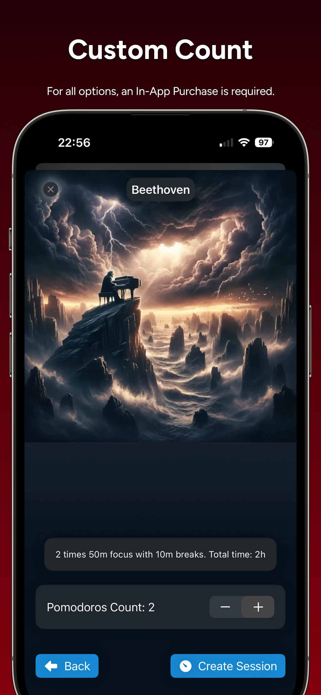 FocusBeats: Pomodoro + Music screenshot 4 of 7