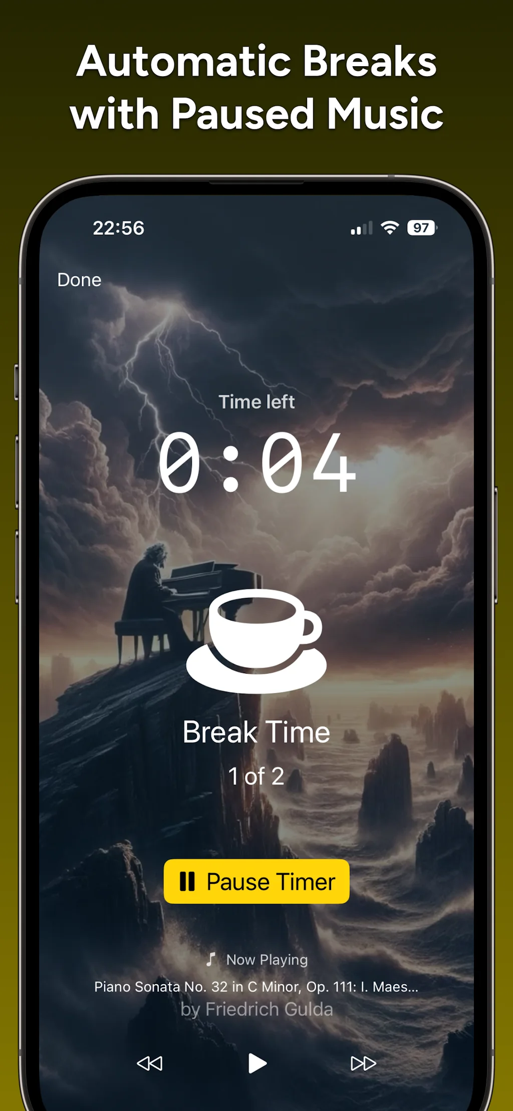FocusBeats: Pomodoro + Music screenshot 6 of 7