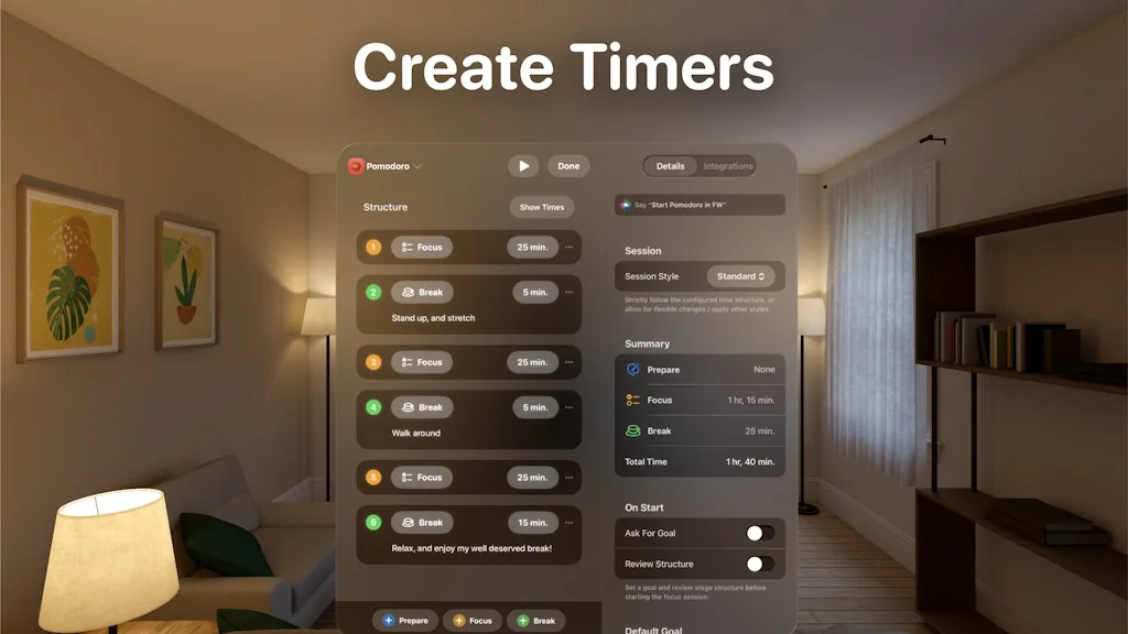 Focused Work - Focus Timer screenshot 3 of 8