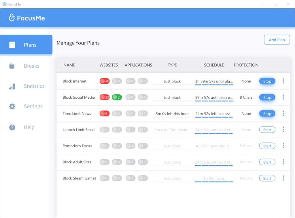 FocusMe screenshot 1 of 4