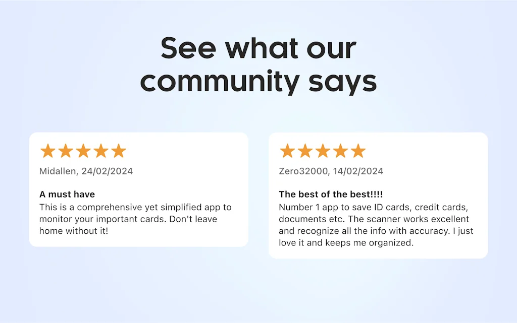 Folio Wallet App screenshot 6 of 6