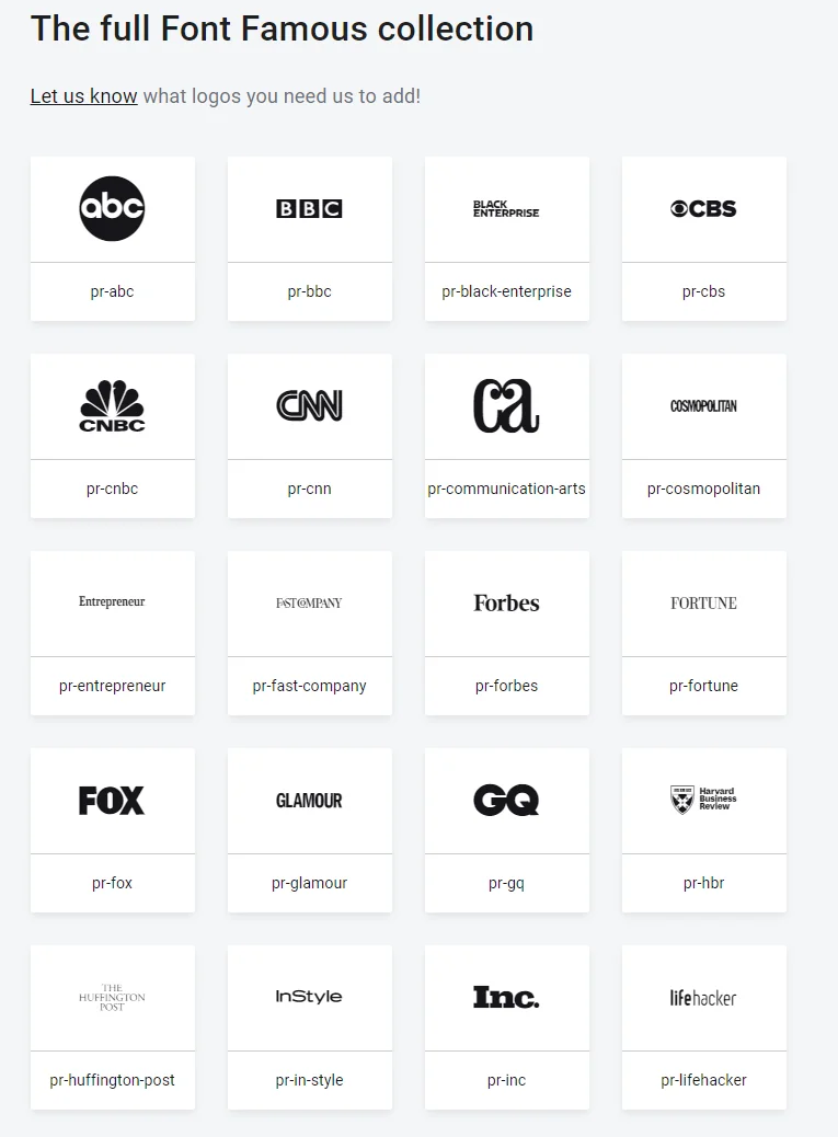 Font Famous screenshot 2 of 2