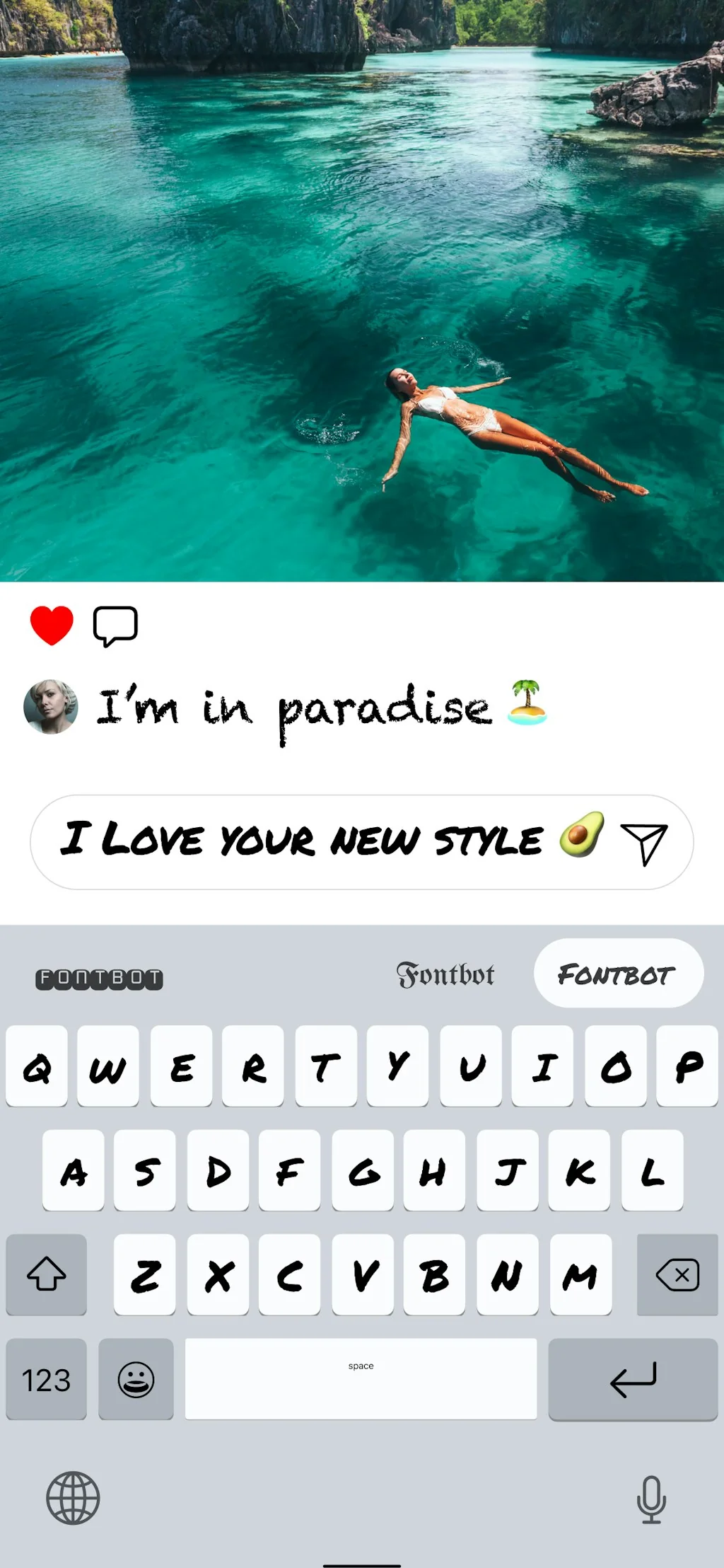 Fonts Air - Font keyboard screenshot 2 of 3