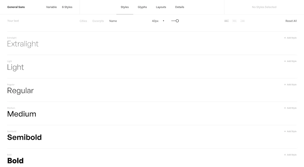 Fontshare screenshot 4 of 4