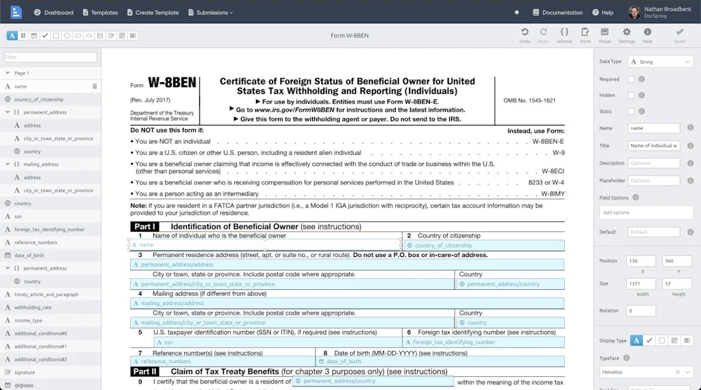 FormAPI (Rebranded as DocSpring) screenshot 1 of 3