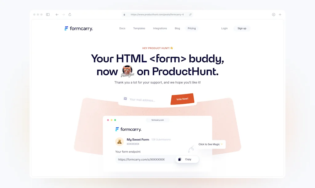 Formcarry screenshot 2 of 6