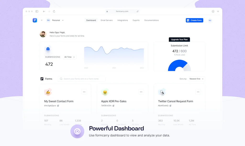 Formcarry screenshot 4 of 6