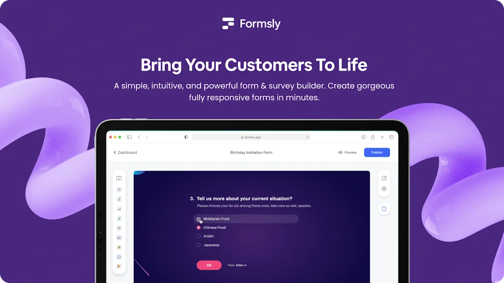 Formsly screenshot 1 of 7