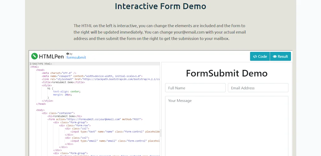 FormSubmit screenshot 3 of 5