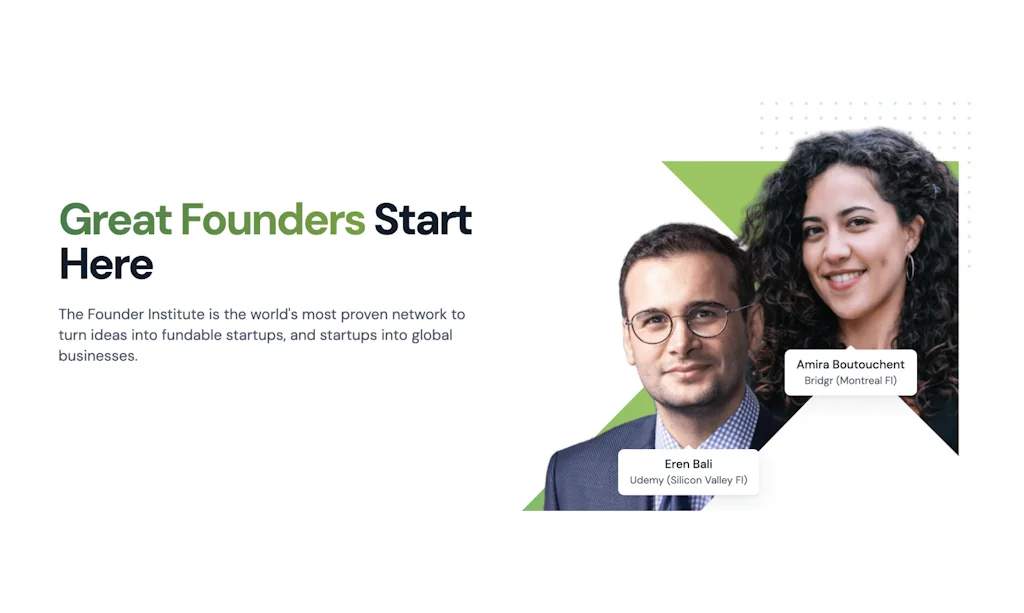 Founder Institute screenshot 1 of 3