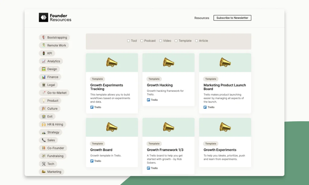 Founder Resources screenshot 4 of 4